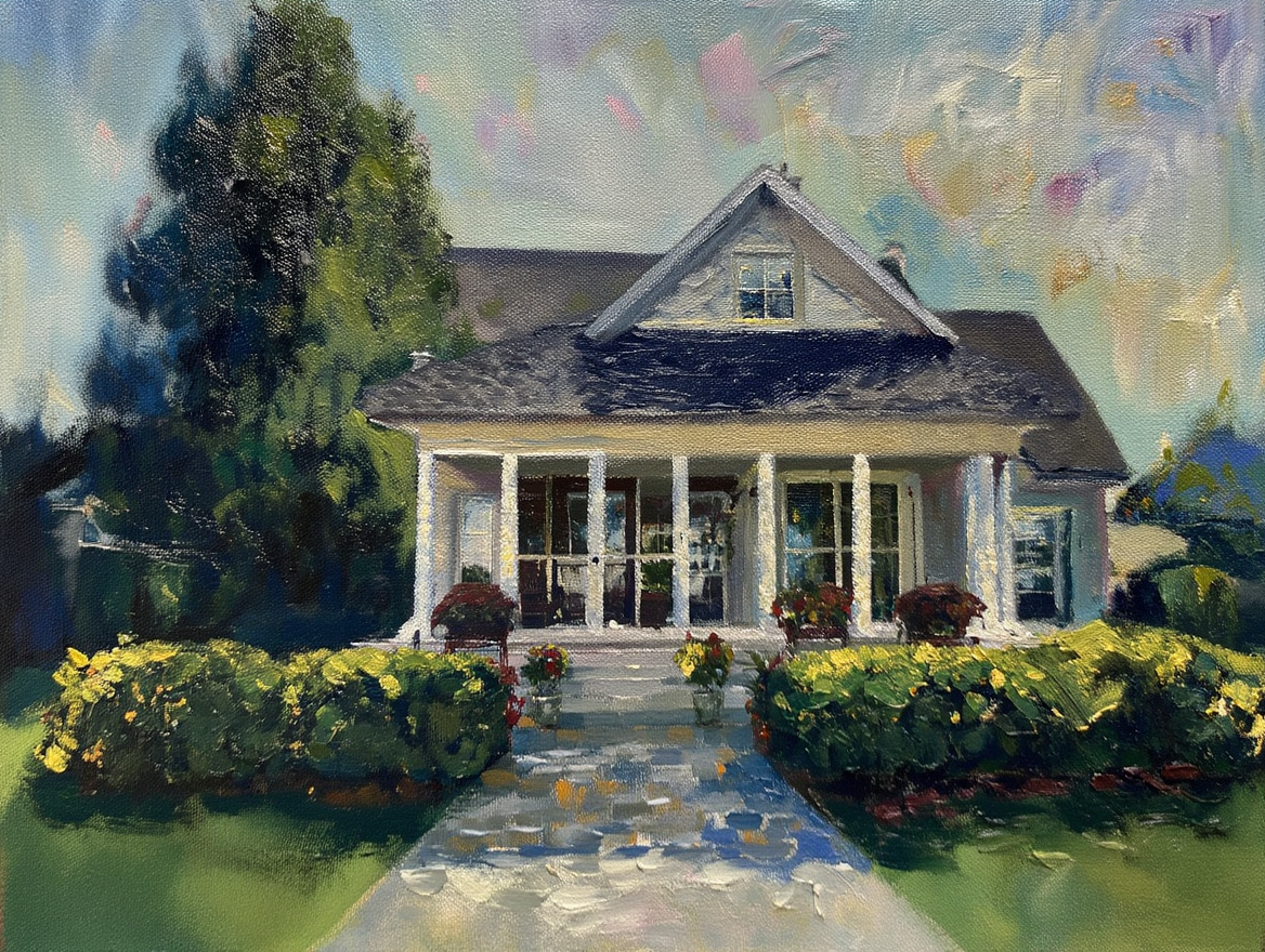 THE PROCESS. Exclusive Closing Gifts for Top Realtors | Custom House Portraits by Yulia Yurchevskaya