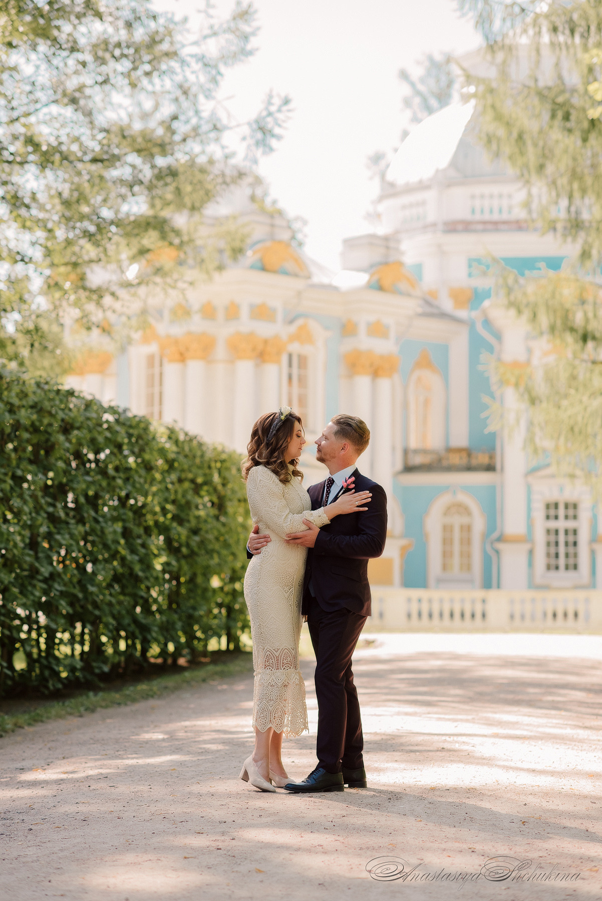 Свадебная фотосессия в Пушкине. Семейный и Свадебный фотограф. Санкт-Петербург. Пушкин