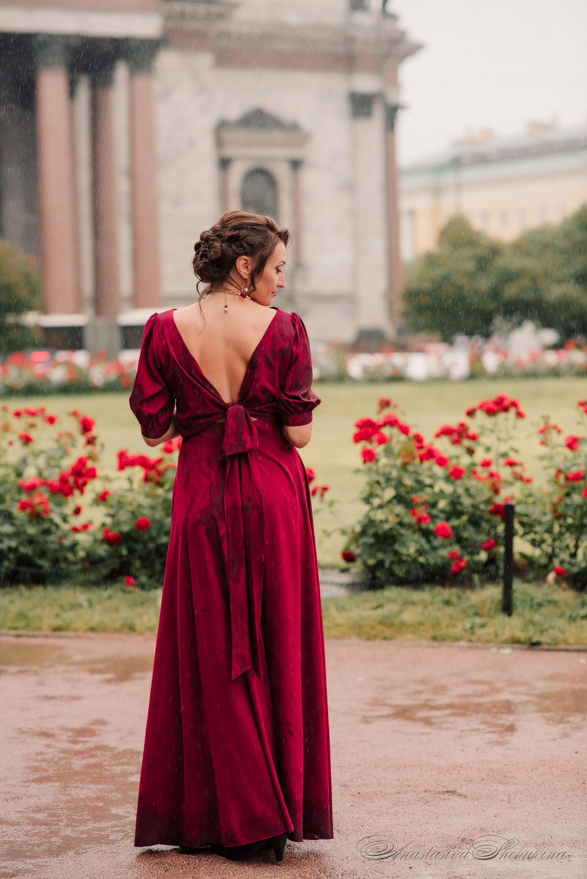 Ангелина и Денис. Дождь и счастье в городе. Семейный и Свадебный фотограф. Санкт-Петербург. Пушкин