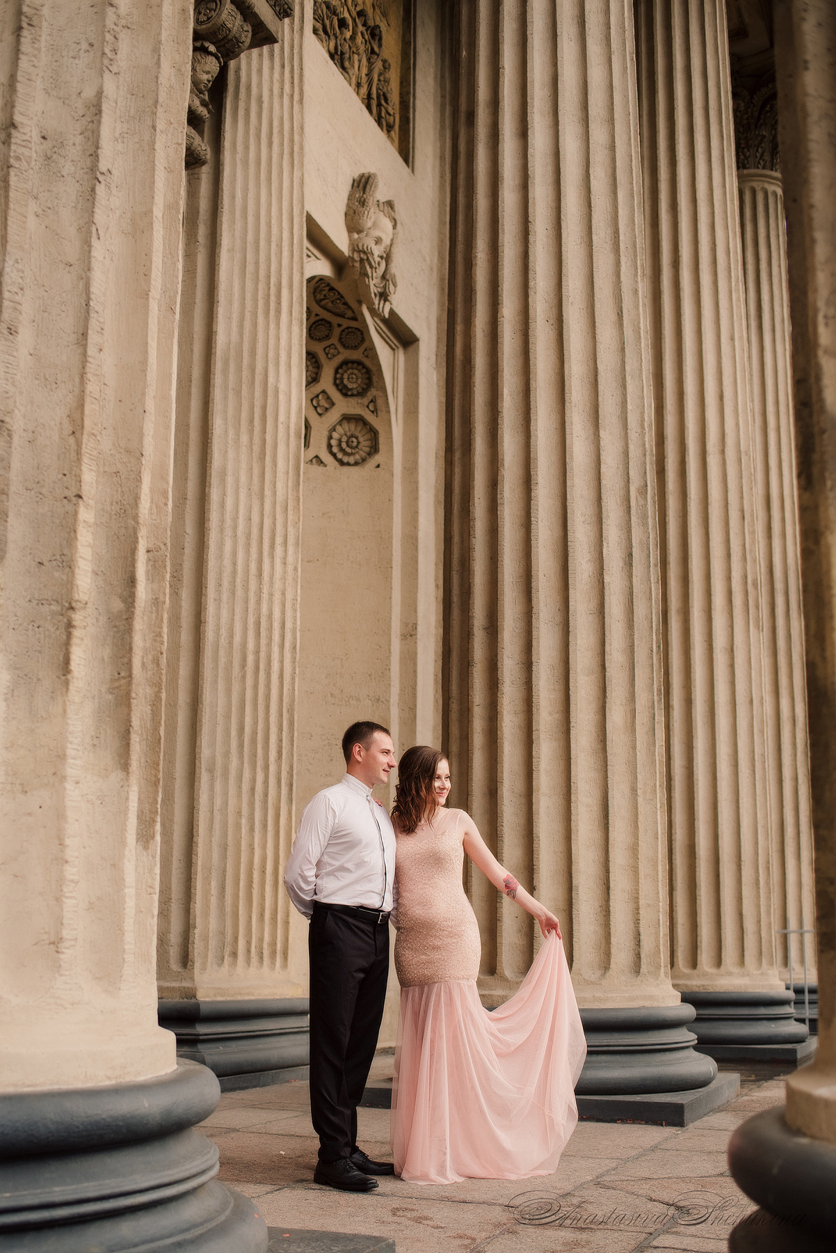 Ангелина и Денис. Дождь и счастье в городе. Семейный и Свадебный фотограф. Санкт-Петербург. Пушкин