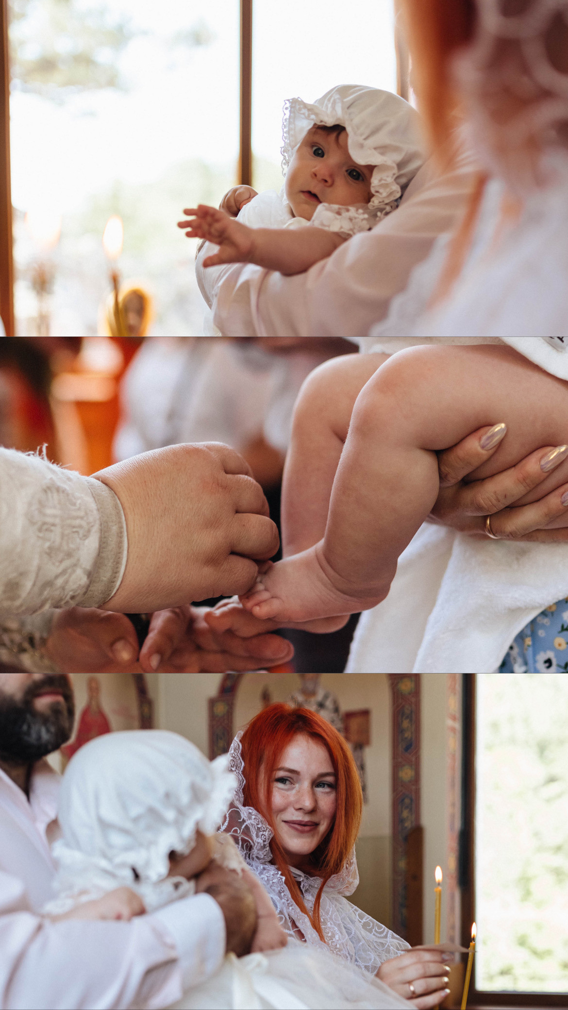Репортаж с Таинства Крещения. Женская фотография|Ялта