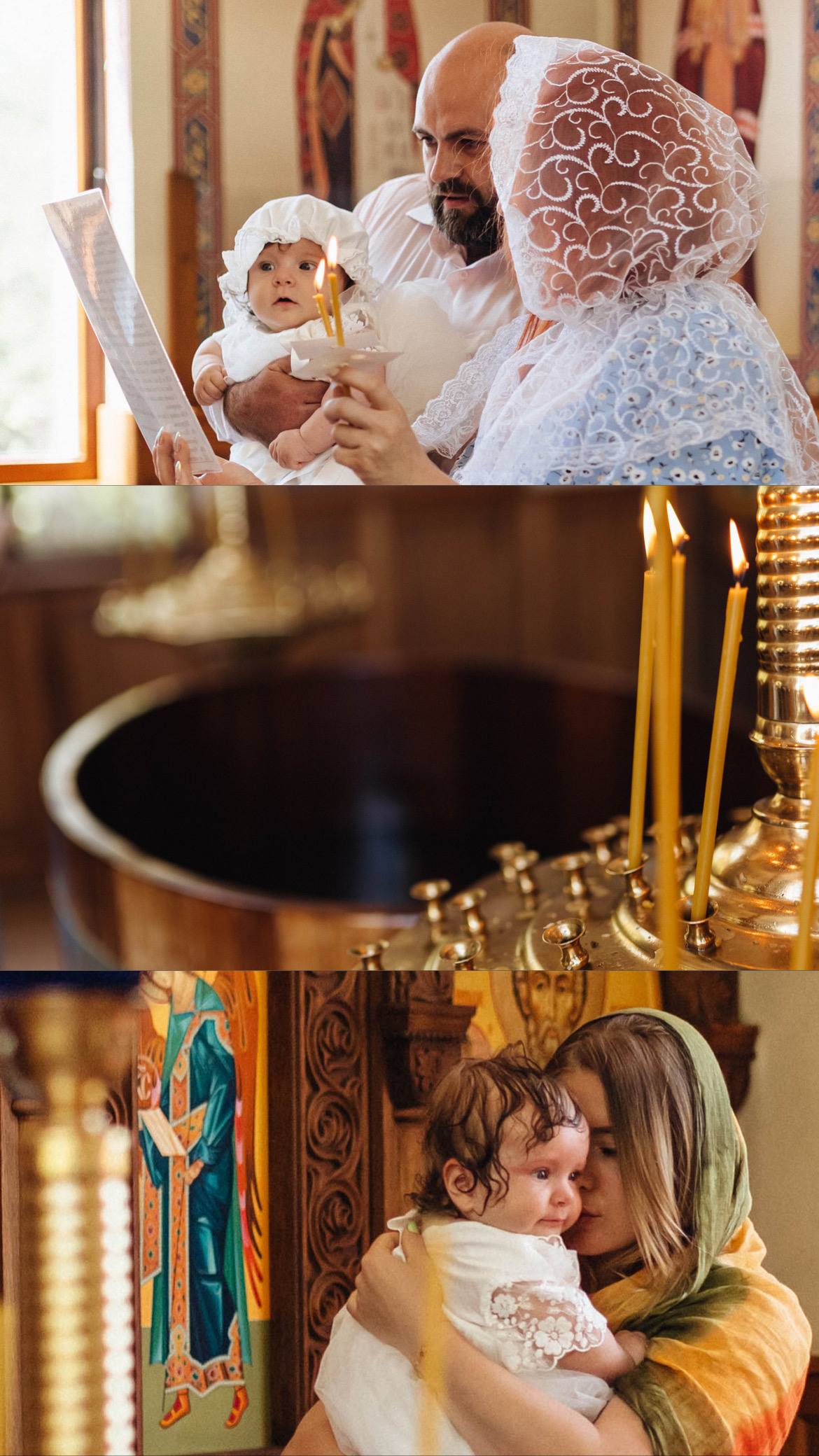 Репортаж с Таинства Крещения. Женская фотография|Ялта