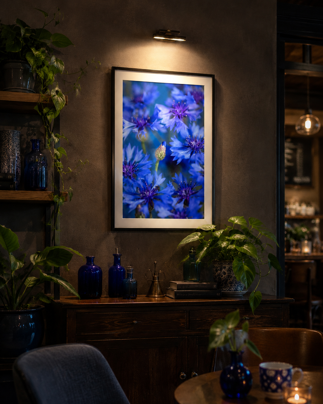 Inner Blue. Author’s fine art prints with international delivery