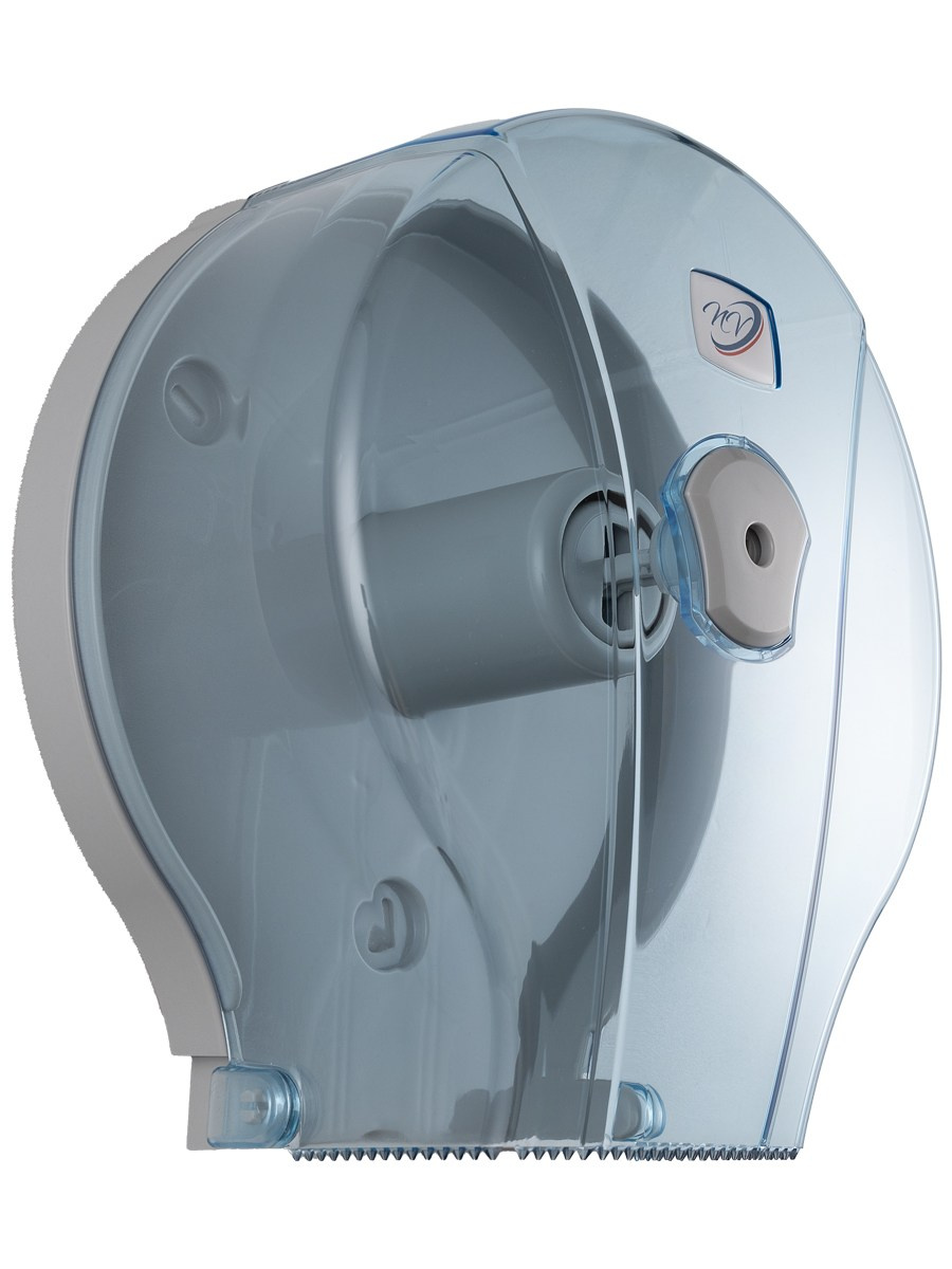 Диспенсер для бумажных полотенец серо голубой