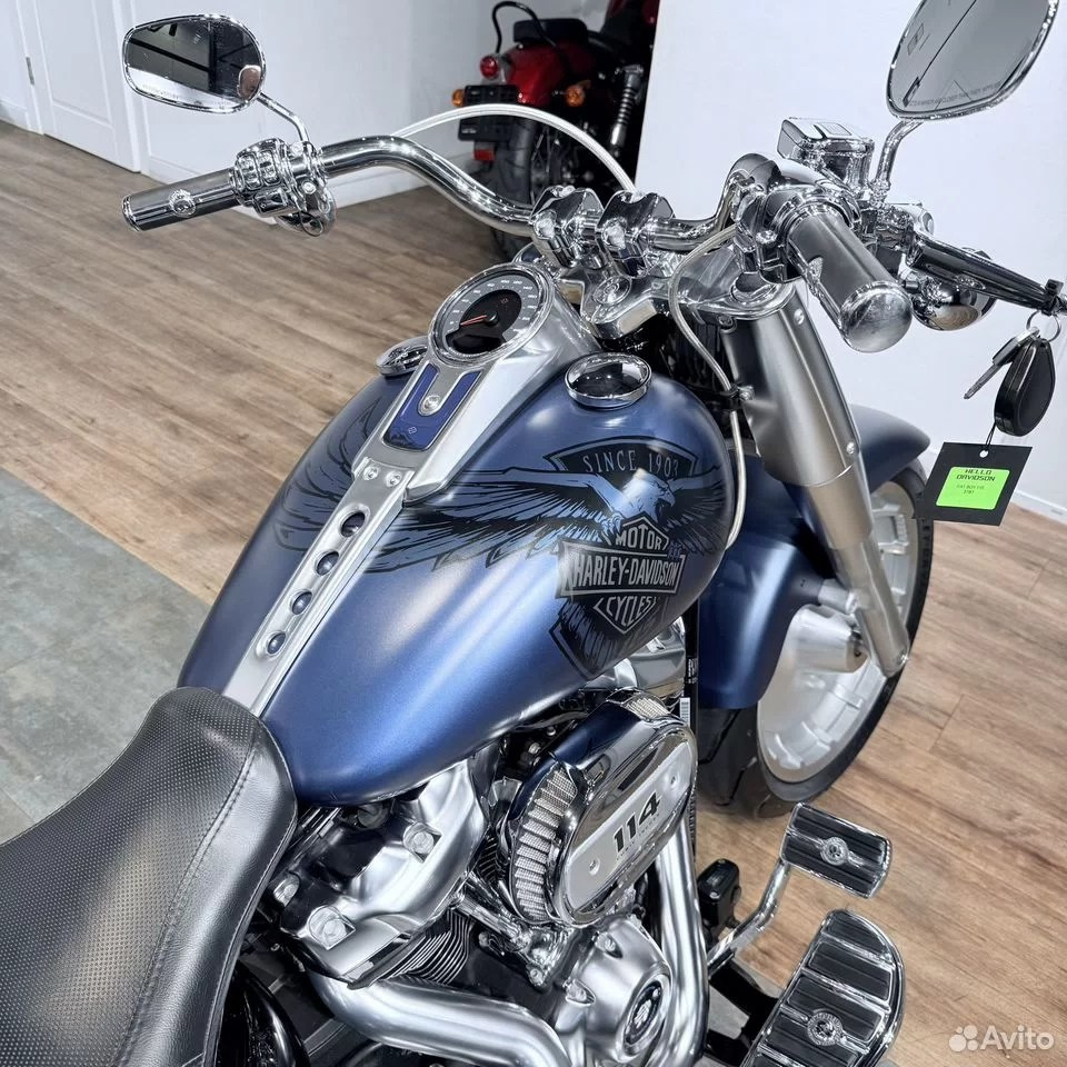 2018 Fat Boy 114 Bluе Dеnim 115 Yеars. Hello Davidson, Москва. Только хорошие мотоциклы…