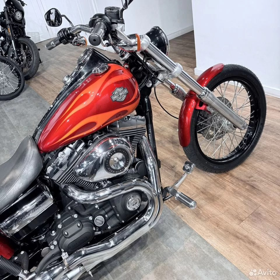 2012 Dyna Wide Glide 96 Red Оrаngе Flames. Hello Davidson, Москва. Только хорошие мотоциклы…