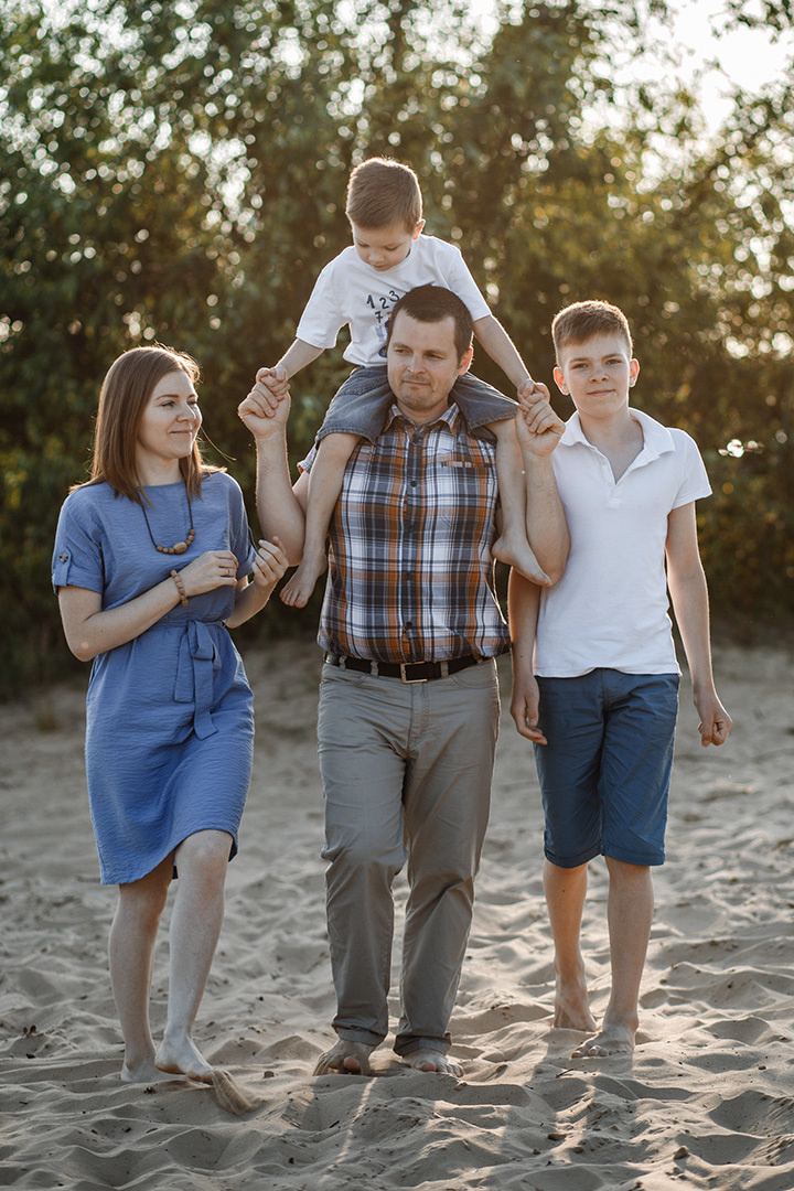 Семейная прогулка со Светой, Игорем, Мишей и Толей. Свадебный и семейный фотограф в Нижнем Новгороде Коданева Ольга