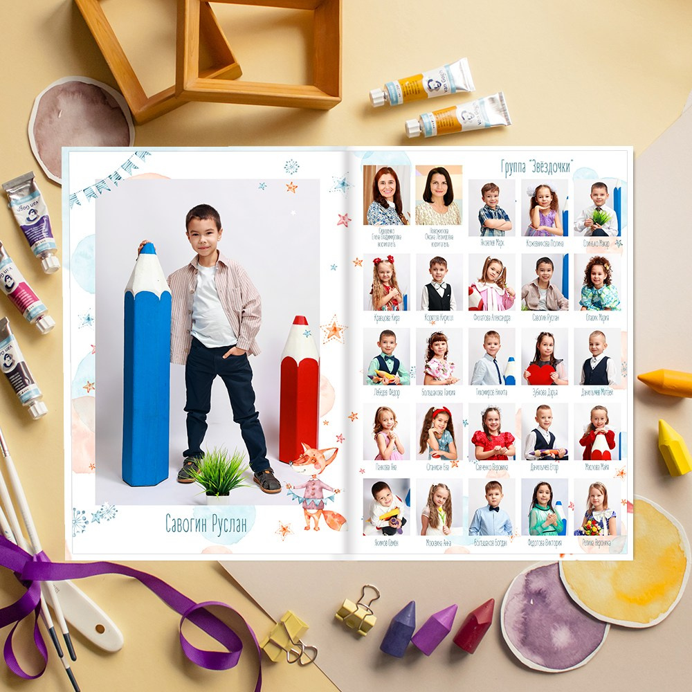 Выпускные альбомы в детский сад мини заказать Иваново, Ярославле Костроме Владимире. Выпускные альбомы в Иваново в детский сад и школу. Александр и Светлана Янкины