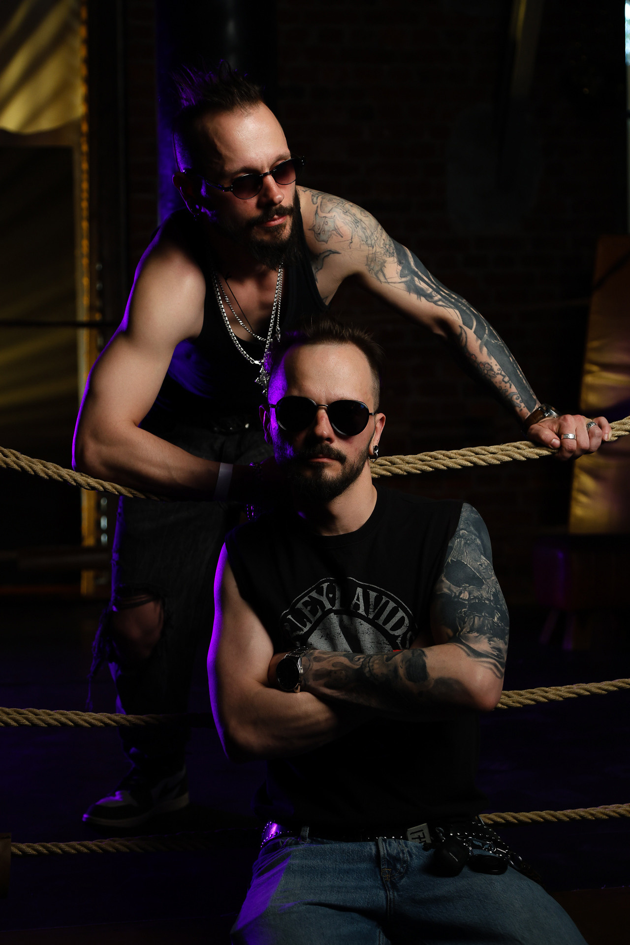 Фото на ринге в студии в Санкт-Петербурге