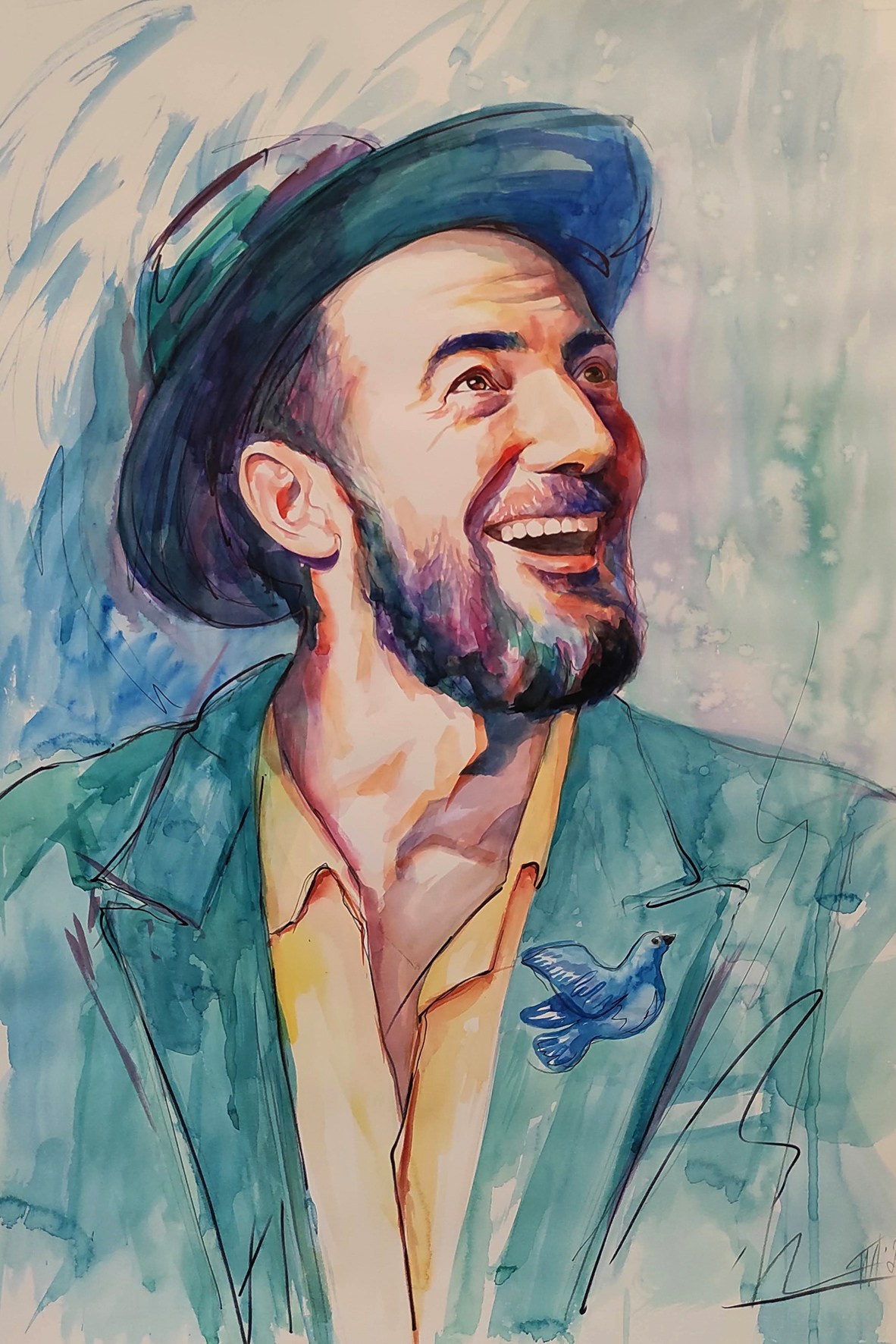 Бумага, акварель 60x80