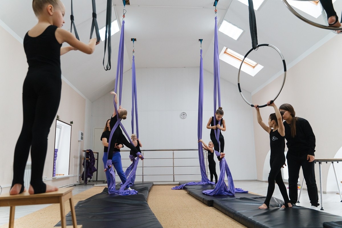 Тренировка в цирковой студии. Репортажный и семейный фотограф в Санкт-Петербурге Тарас Марченко