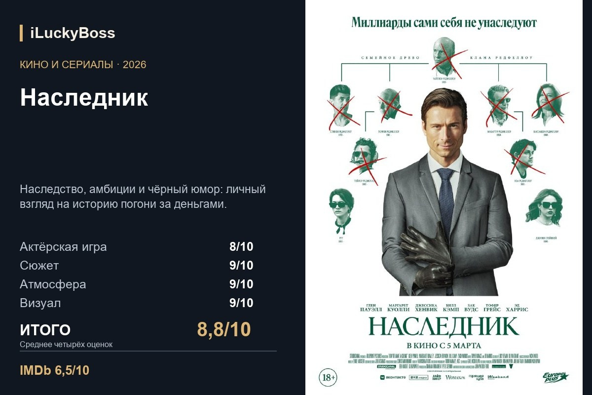 Хокум. ILuckyBoss рекомендует — обзоры кафе и ресторанов Казани, фильмов, сериалов и техники