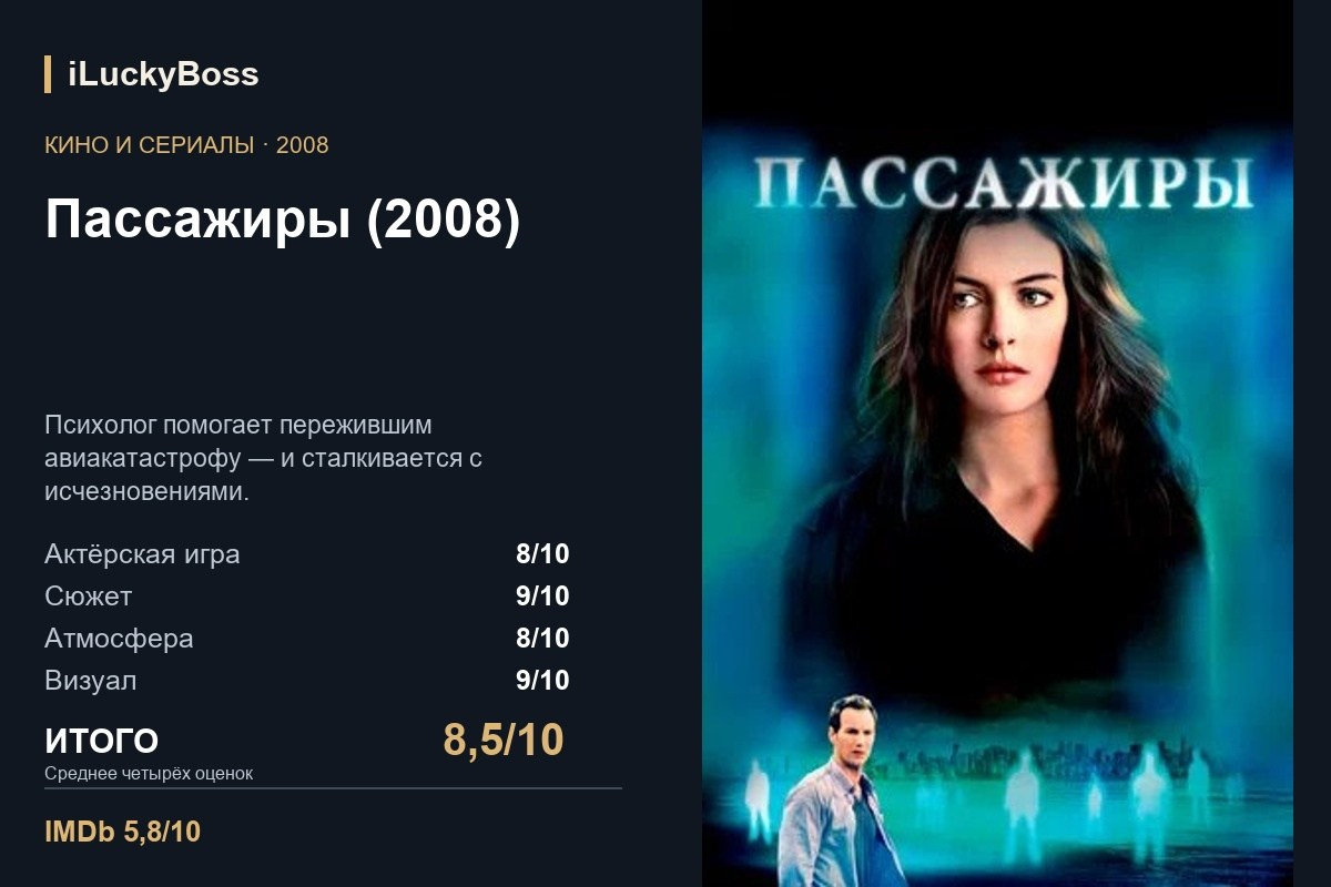 Надежда. ILuckyBoss рекомендует — обзоры кафе и ресторанов Казани, фильмов, сериалов и техники