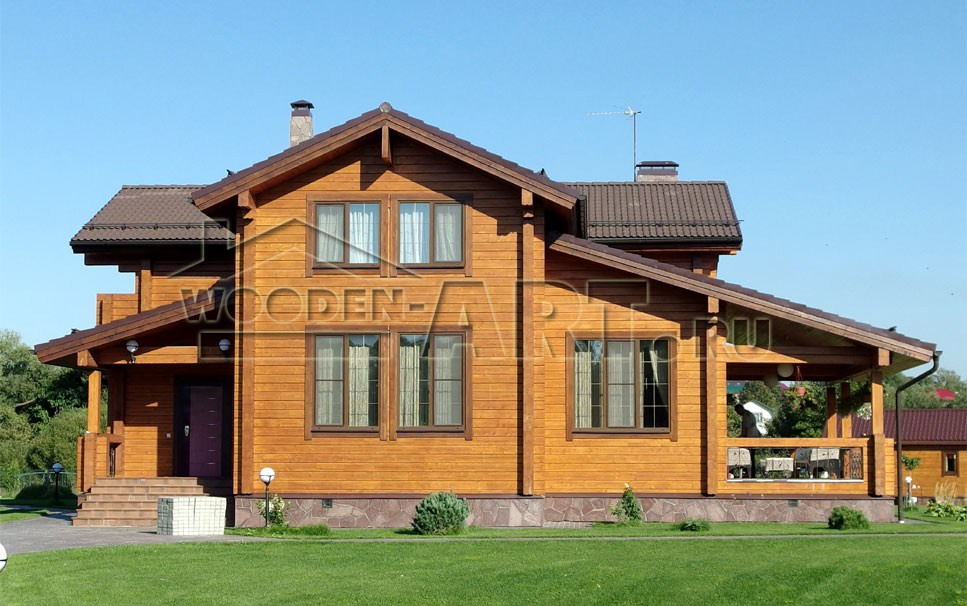 «Прохорово» 299 кв. м. Проекты деревянных домов