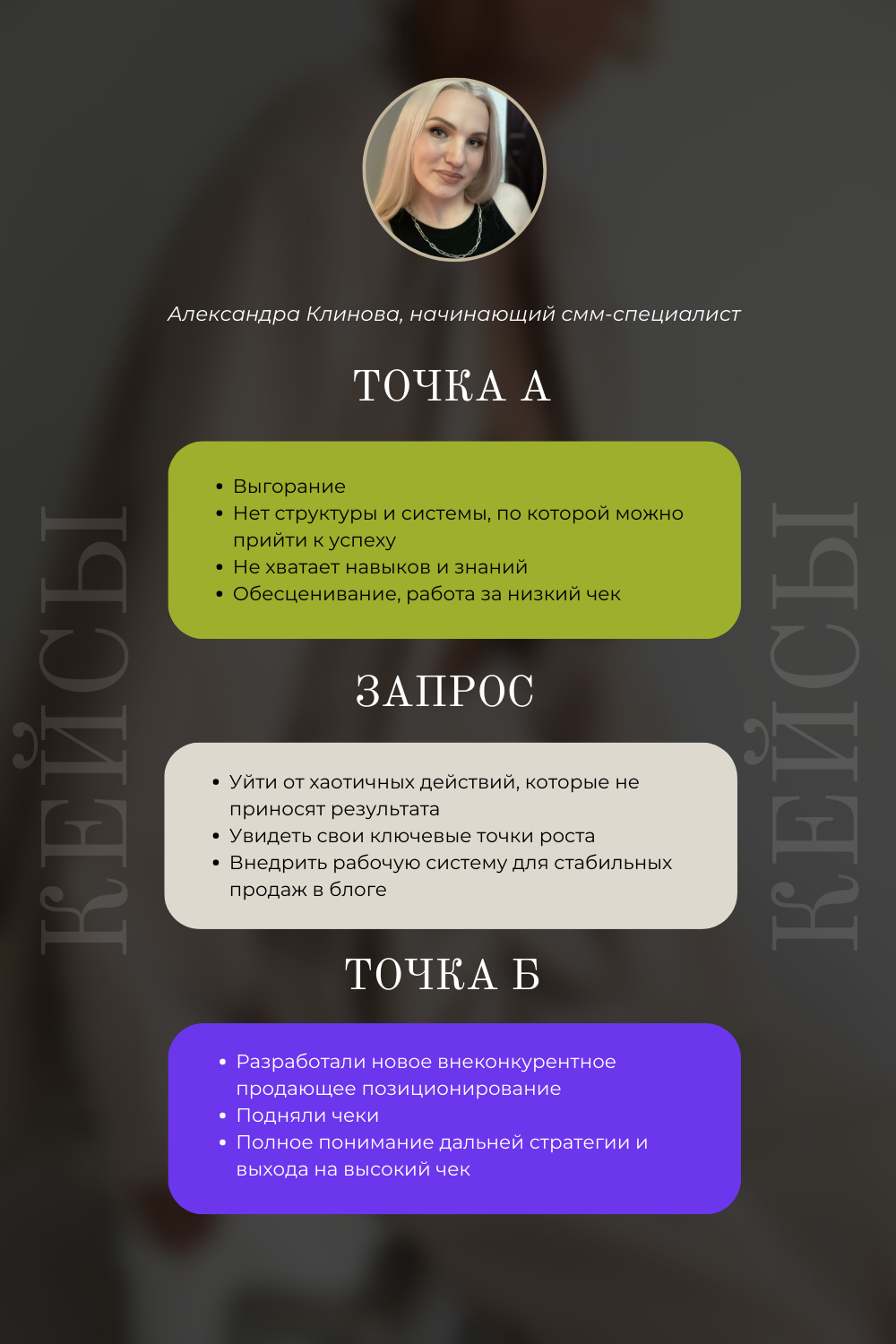 Консультация по личному бренду для smm специалиста