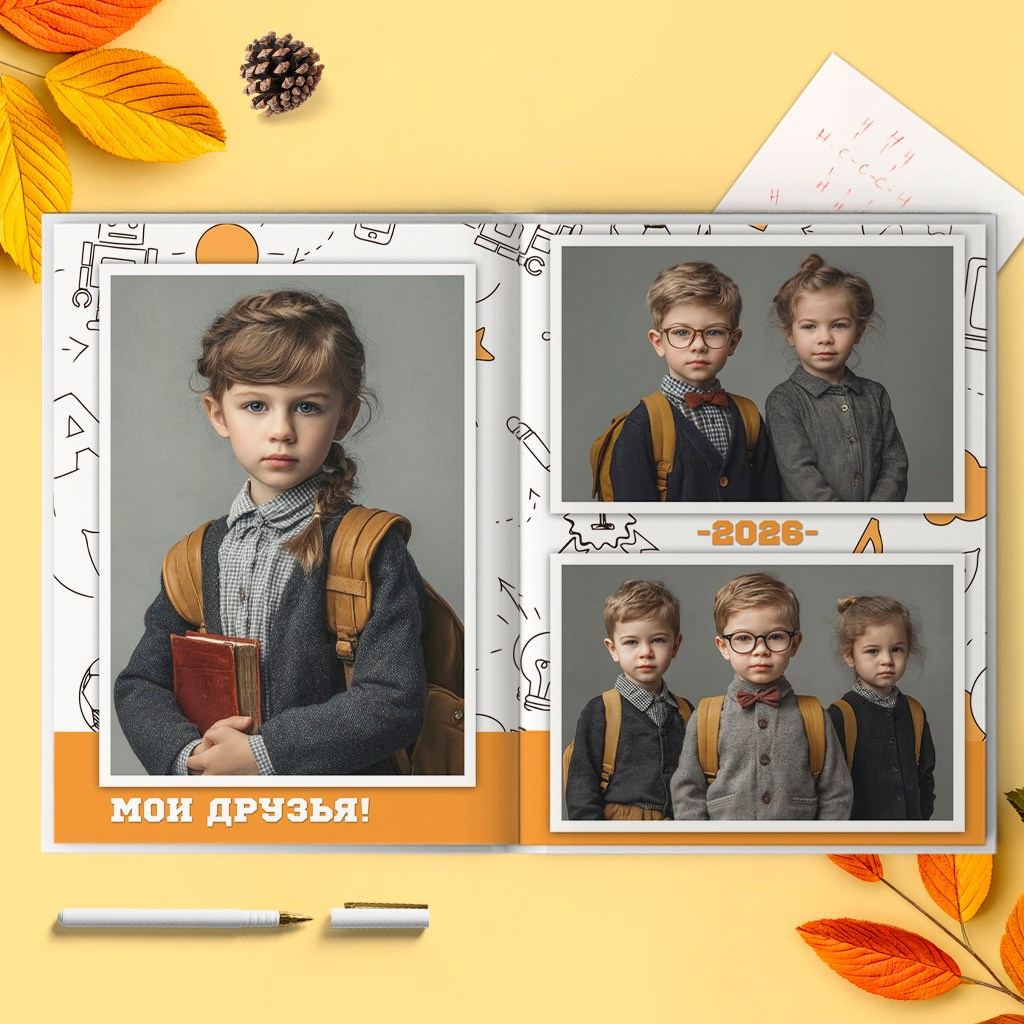 Начальная школа. Выпускные фотоальбомы и папки для школ и садиков в Челябинске
