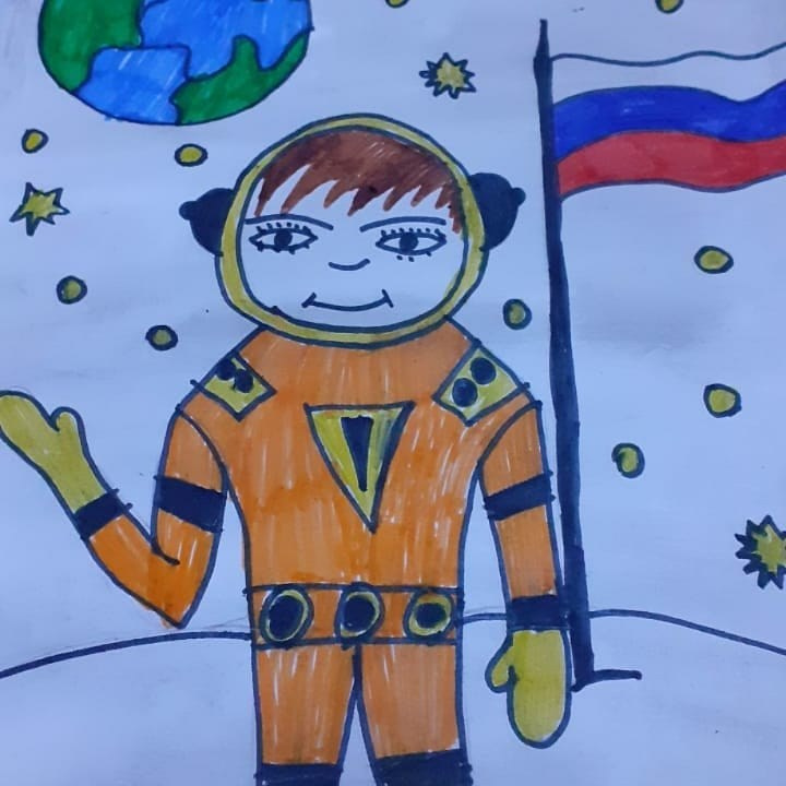 60 лет космической эры: наши дети рисуют звёзды!