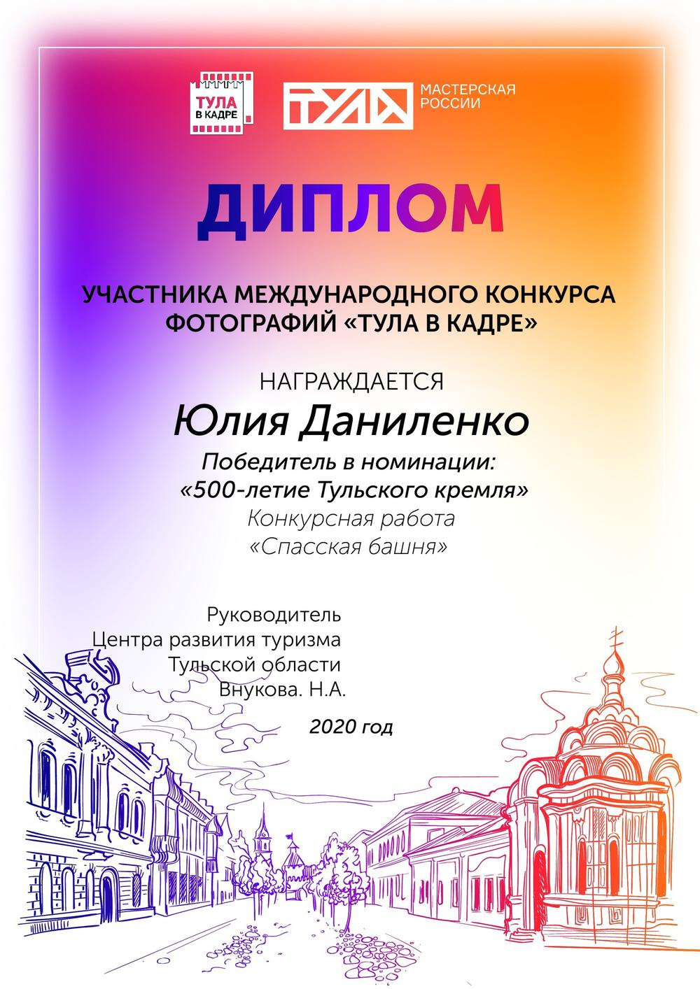 Конкурс «Тула в кадре». Предметный и портретный фотограф в Туле. Юлия Даниленко