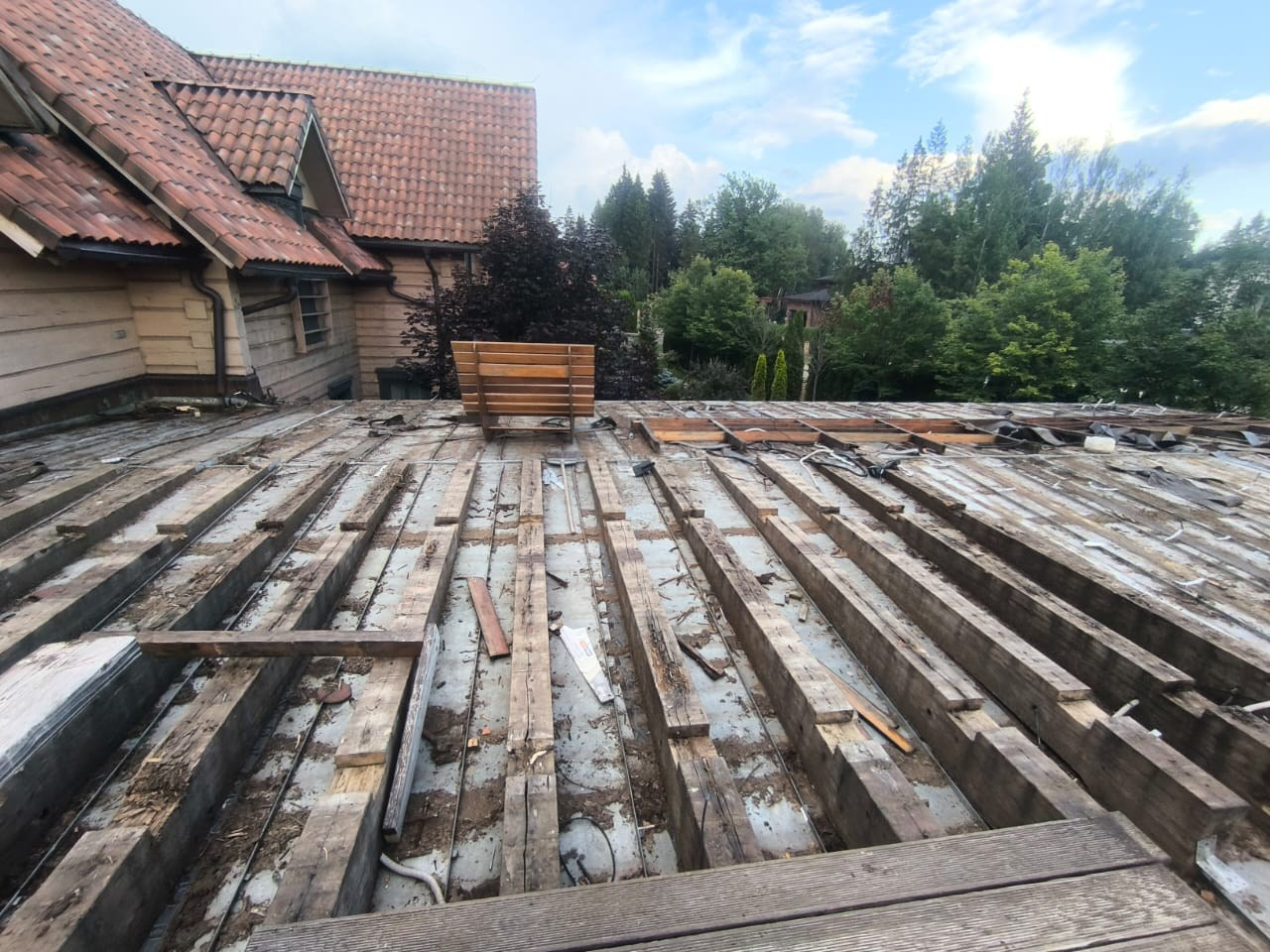 🏡 Ремонт террасы: от старого к новому облику. Строительная компания «Милый дом» МД. Москва и Московская область