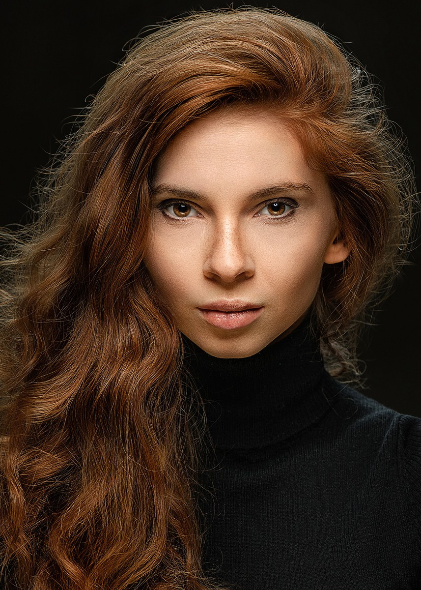 Актёрское портфолио. Женский и мужской портрет в студии.