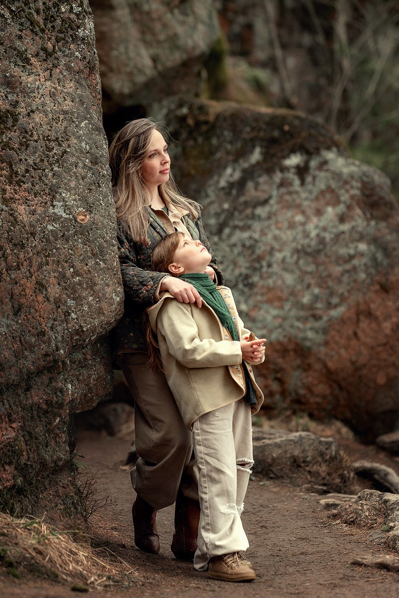 Стильная семейная фотосессия в весеннем лесу. Семейный фотограф Татьяна Надеждина | Москва, Московская область, Ярославль