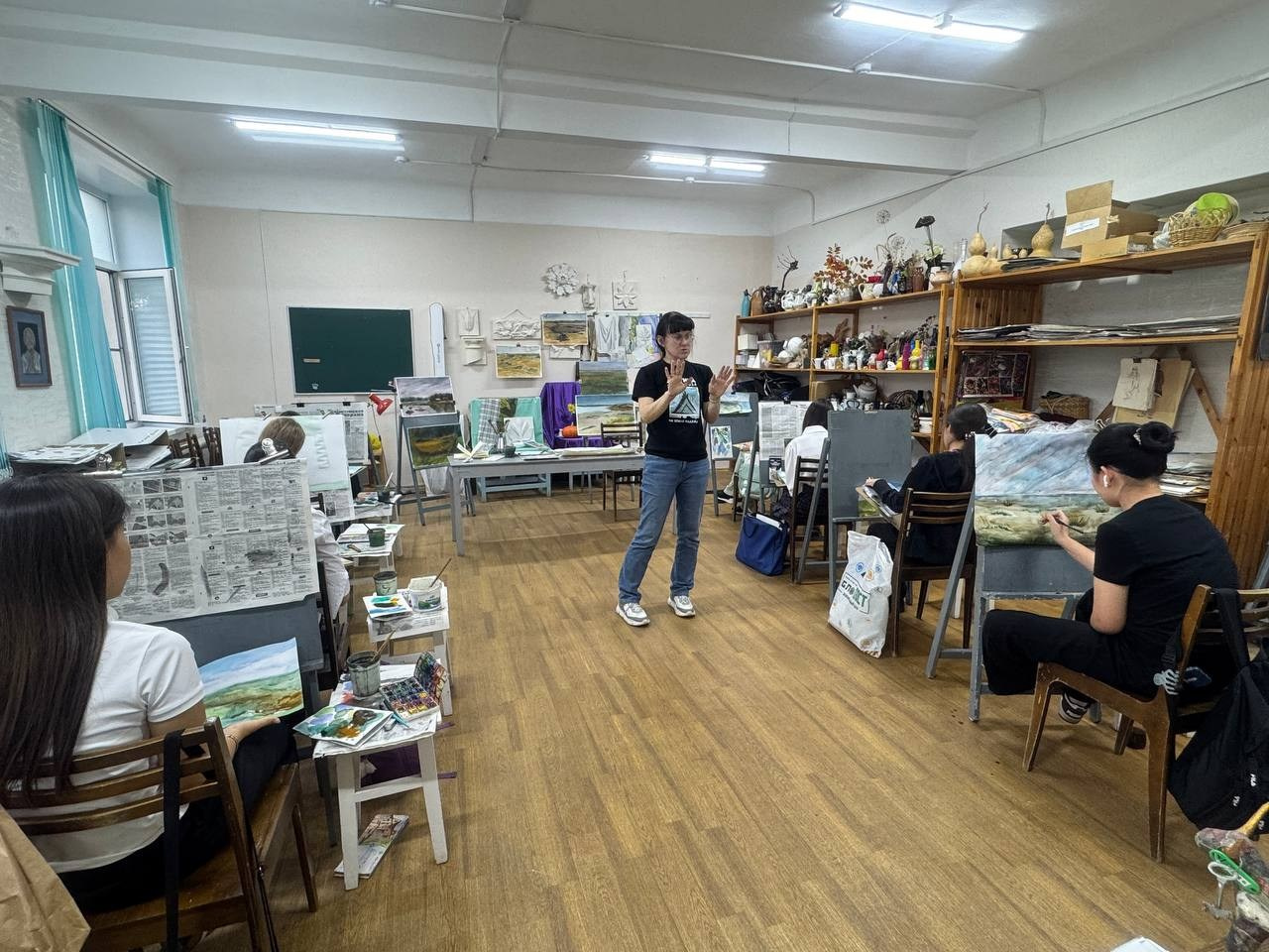 2025 г. город Элиста, Республика Калмыкия. Ефремова Ольга. Художник