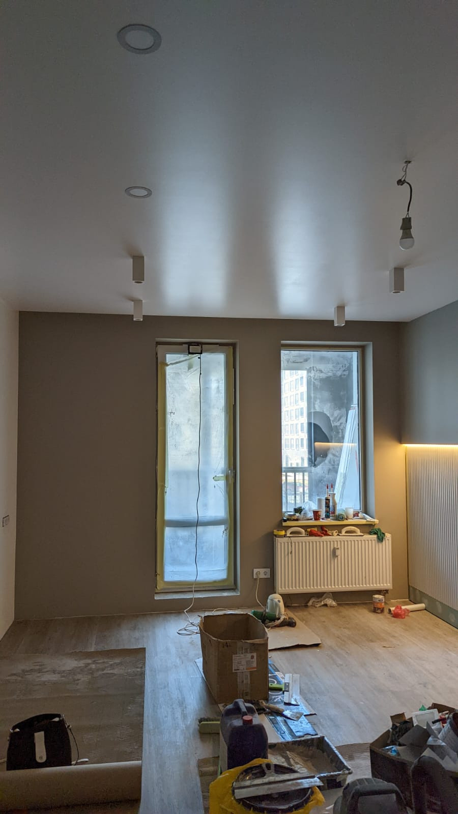 Квартира-студия, проект «Вуаль» 27кв.м, фото. Дизайнер интерьеров Olala interior design