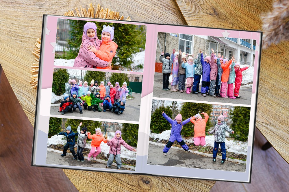 Выпускной альбом для детского сада в Томске. Студия выпускных альбомов Ольги Галкиной. Томск