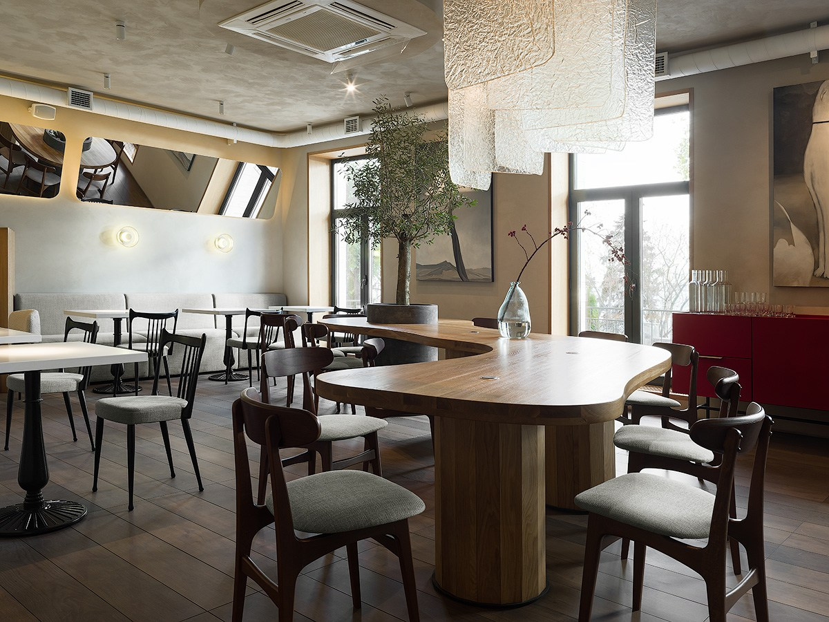 EMBER Cafe in Saratov Russia designed by QUADRUM STUDIO