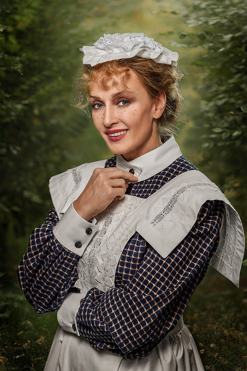 Постановочные съёмки женского и мужского портрета