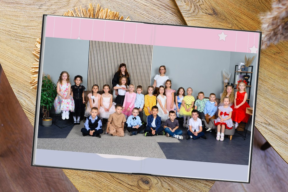 Выпускной альбом для детского сада в Томске. Студия выпускных альбомов Ольги Галкиной. Томск