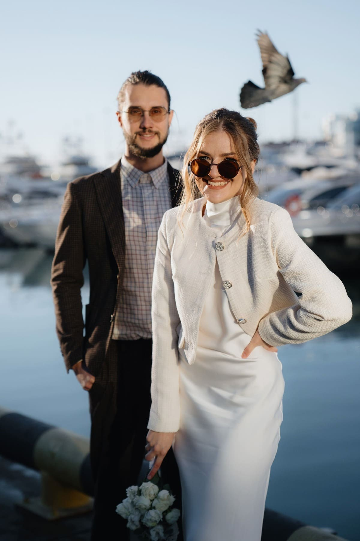 Свадебная фотосессия морской порт Сочи
