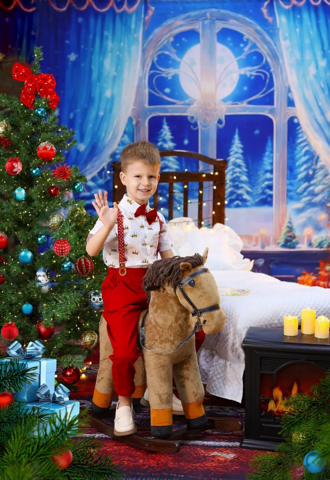 Новогодняя фотосессия. Фотограф в детский сад Елена Колчева Новокузнецк