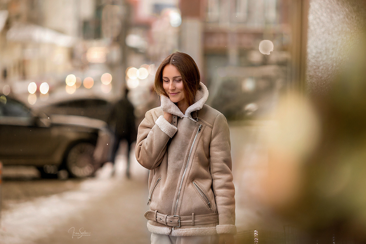 Новогодняя фотосессия в городской локации. Детский и семейный фотограф в Екатеринбурге