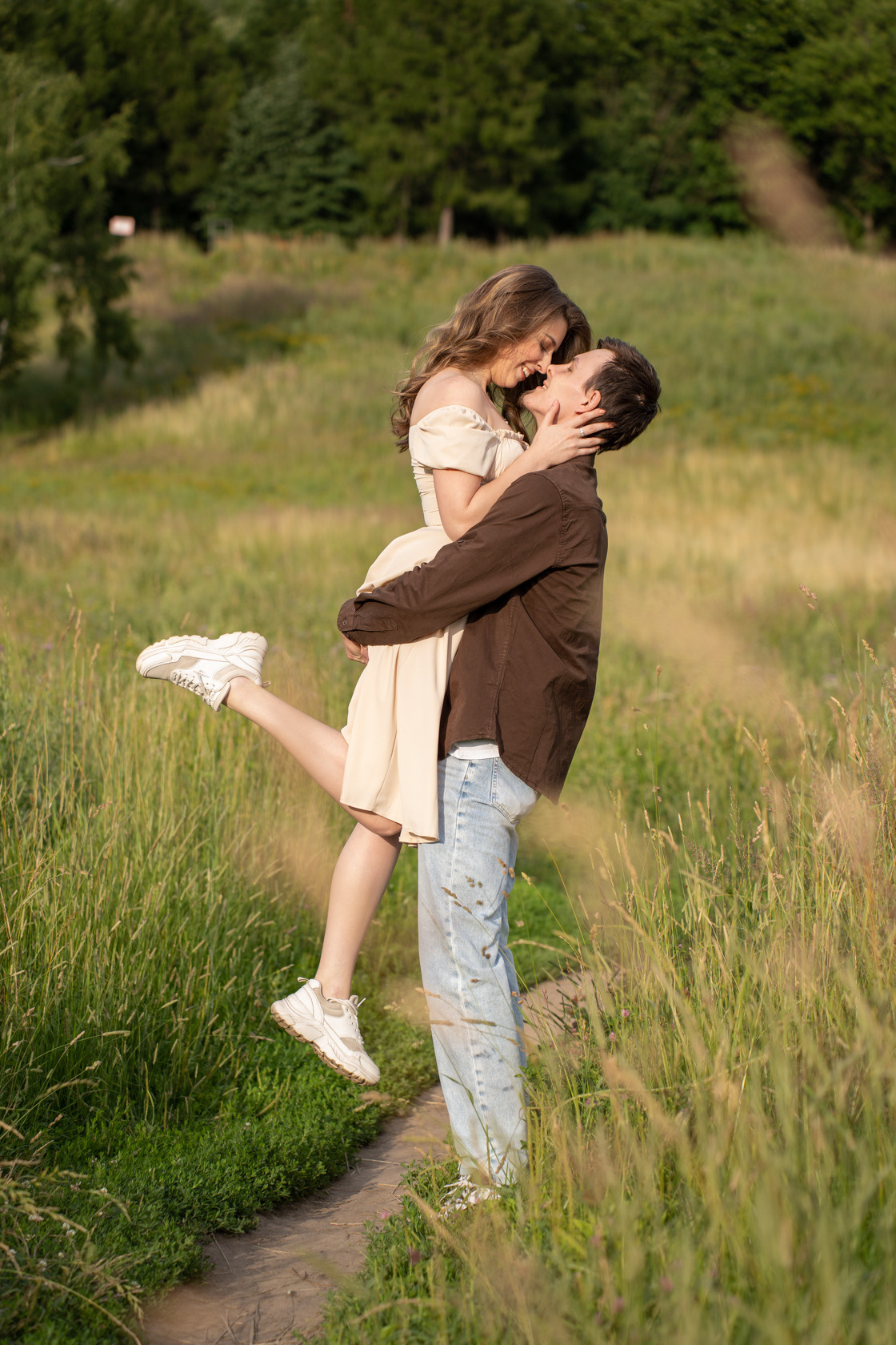 фотосессия для пары на природе