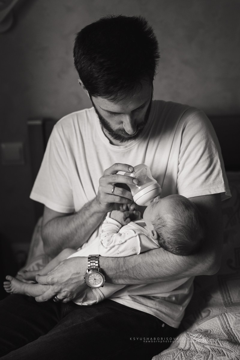 Фотосессия дома с новорожденным. Фотограф новорожденных в Магнитогорске Ксюша Борисова