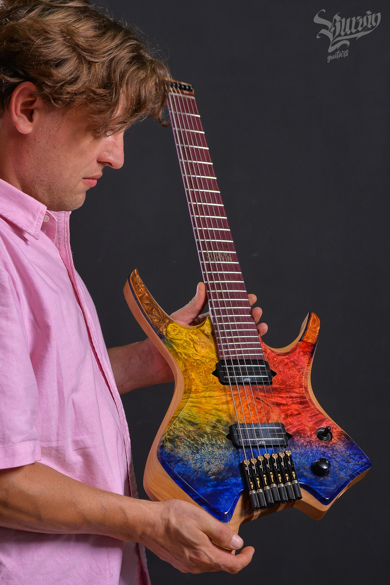 Decapitator Headless Prototype. Master of making guitars and basses to order