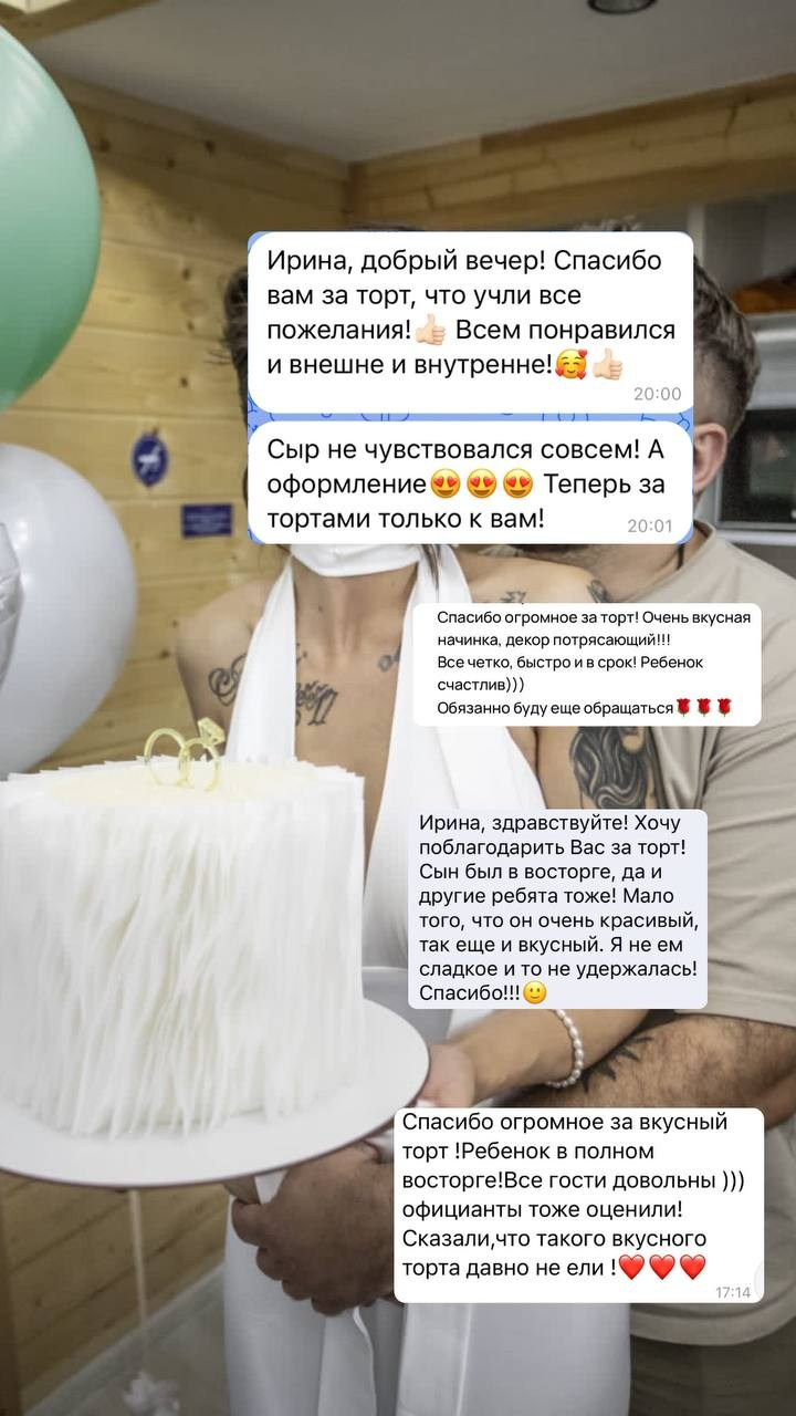 Кондитер Баранова. Подрядчики и друзья сети свадебных площадок House for wedding