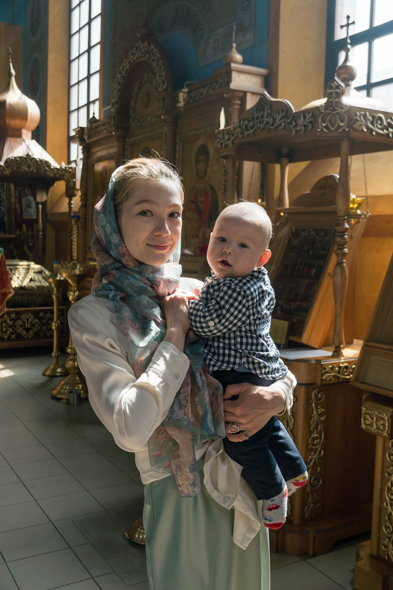 Крещение Платона в Покровском храме. Фотограф Татьяна Рутковская Калининград