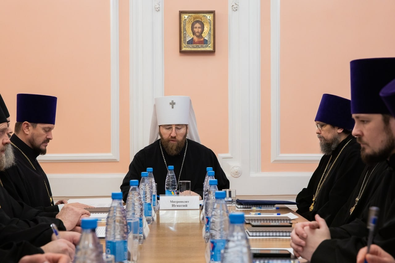 Митрополит Игнатий возглавил заседание административного совещания Саратовской Епархии. Саратовское Северо-Западное благочиние
