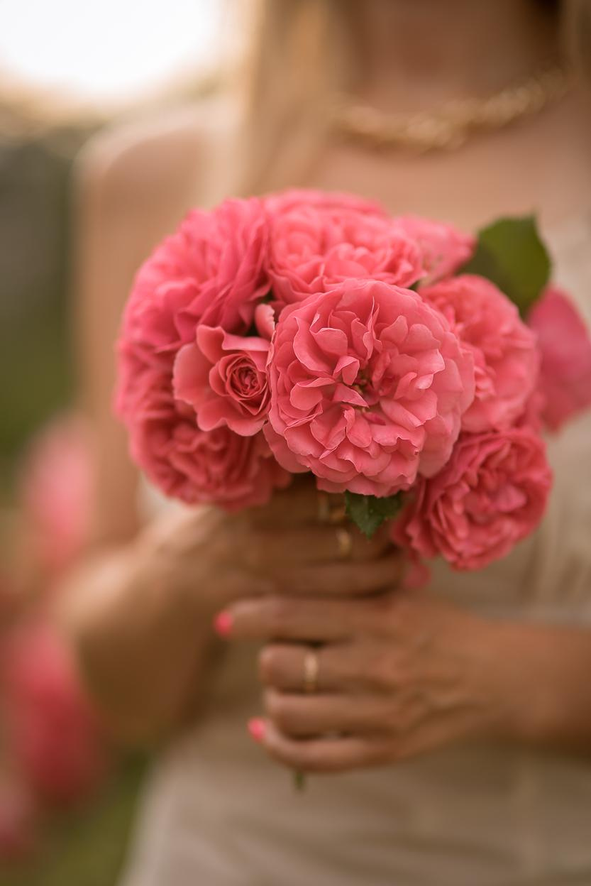 Розовый букет