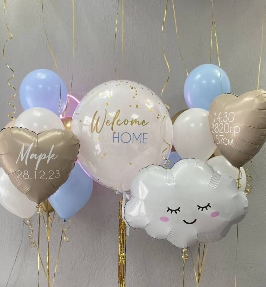 Odalazak iz porodilista prodavnica balona Novi Sad prodavnica balona Beograd. Шары с гелием, фотозоны Нови Сад Белград. Balone i dekoracije od balona Novi Sad Beograd