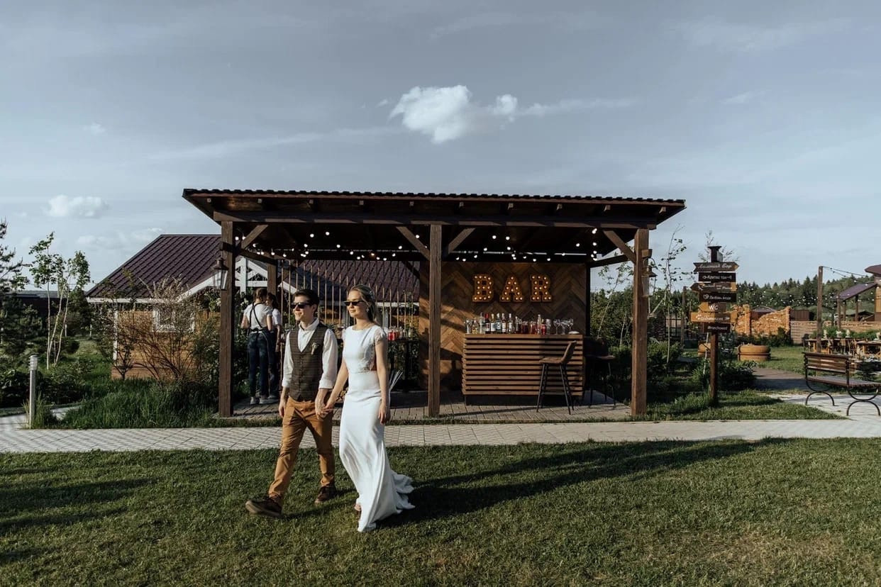 Свадьба на поляне. Свадебная площадка РАНЧО