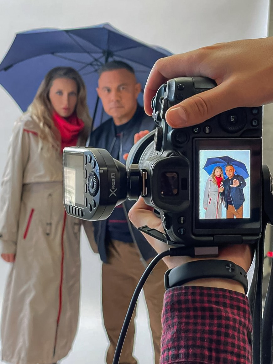 Фотосъёмка рекламы "Анвимакс" с Костей Цзю