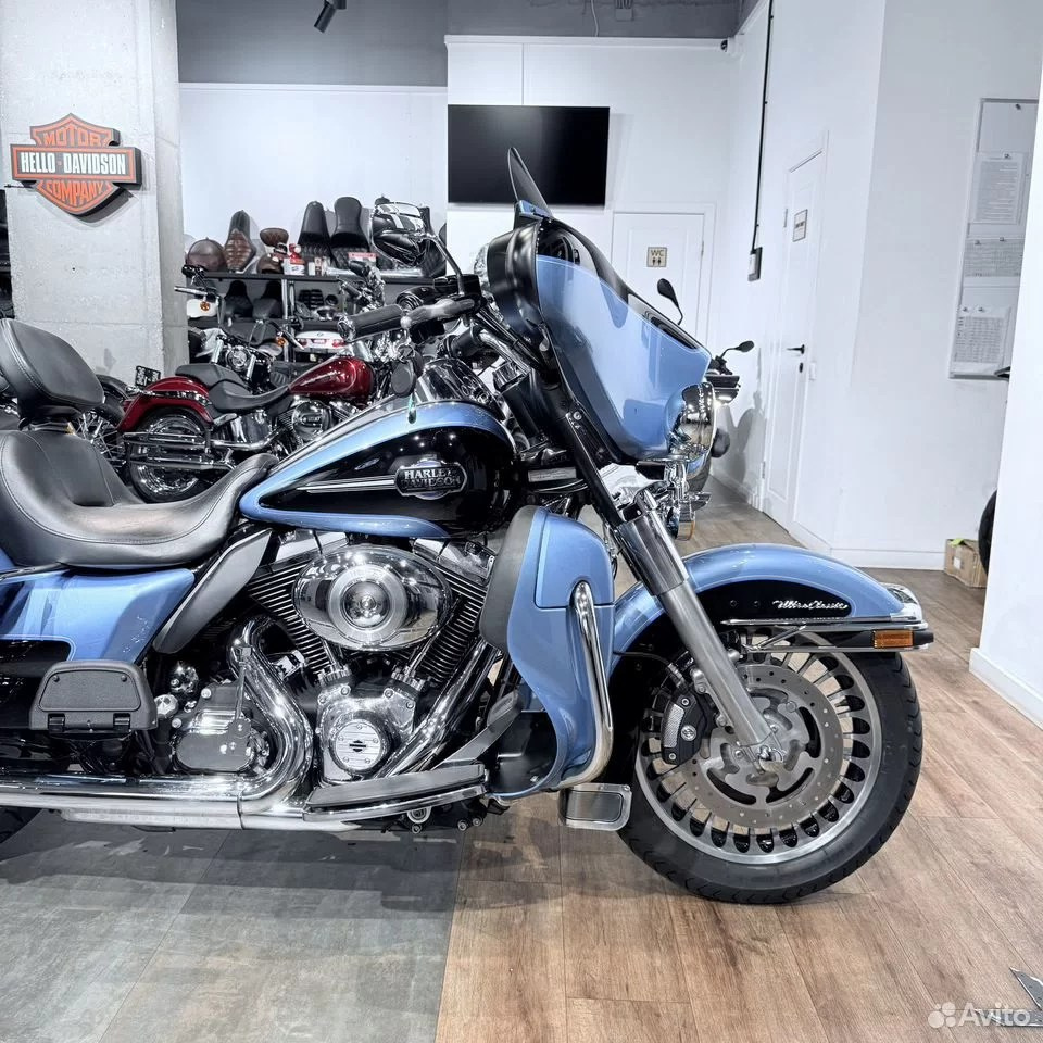 2011 Electra Glidе Ultrа 103 АBS Light Blue. Hello Davidson, Москва. Только хорошие мотоциклы…