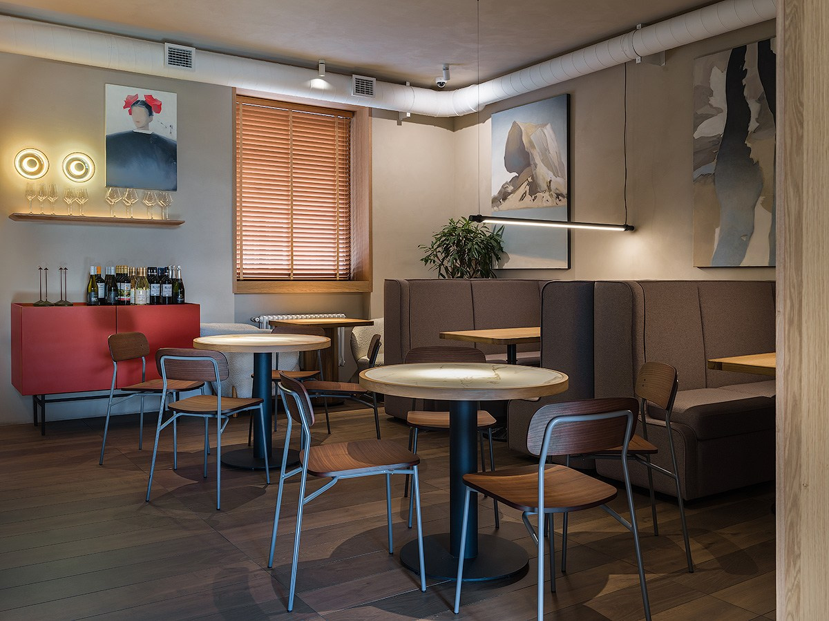 EMBER Cafe in Saratov Russia designed by QUADRUM STUDIO
