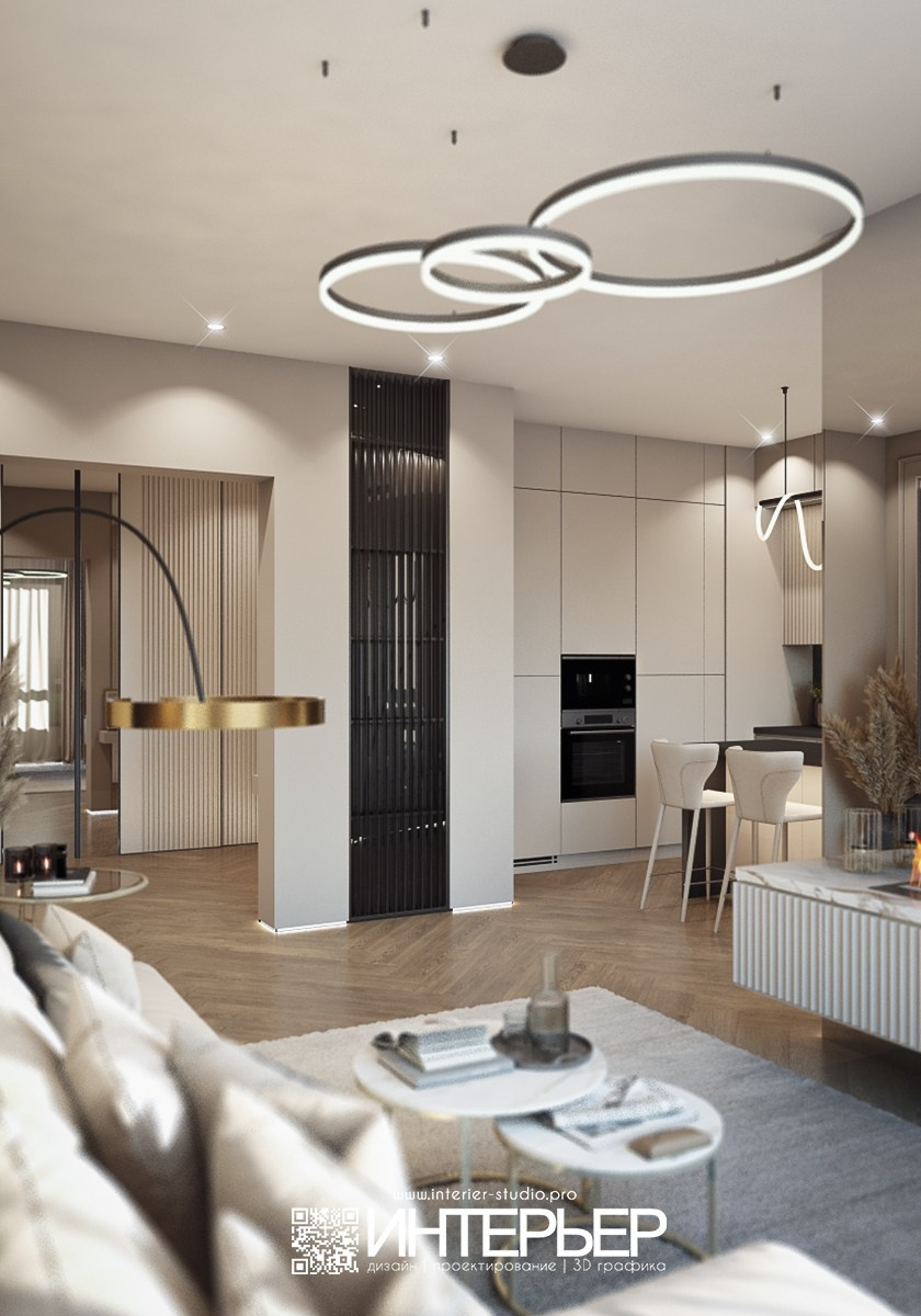 Дизайн-проект квартиры Михаила. ЖК Печорин. Дизайн интерьера, 3D визуализация и 3D моделирование. Создание проектов и чертежей. КМВ: Кисловодск, Пятигорск, Ессентуки и удаленно