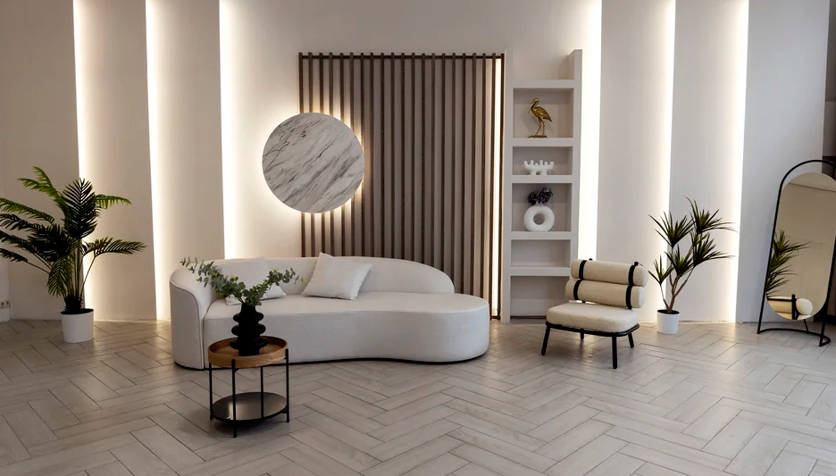 Локация для бизнес-съемки в современном стиле