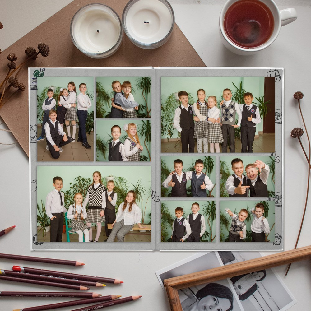 4 разворота 4кл. Детский, семейный и школьный фотограф Светлана Волжанина