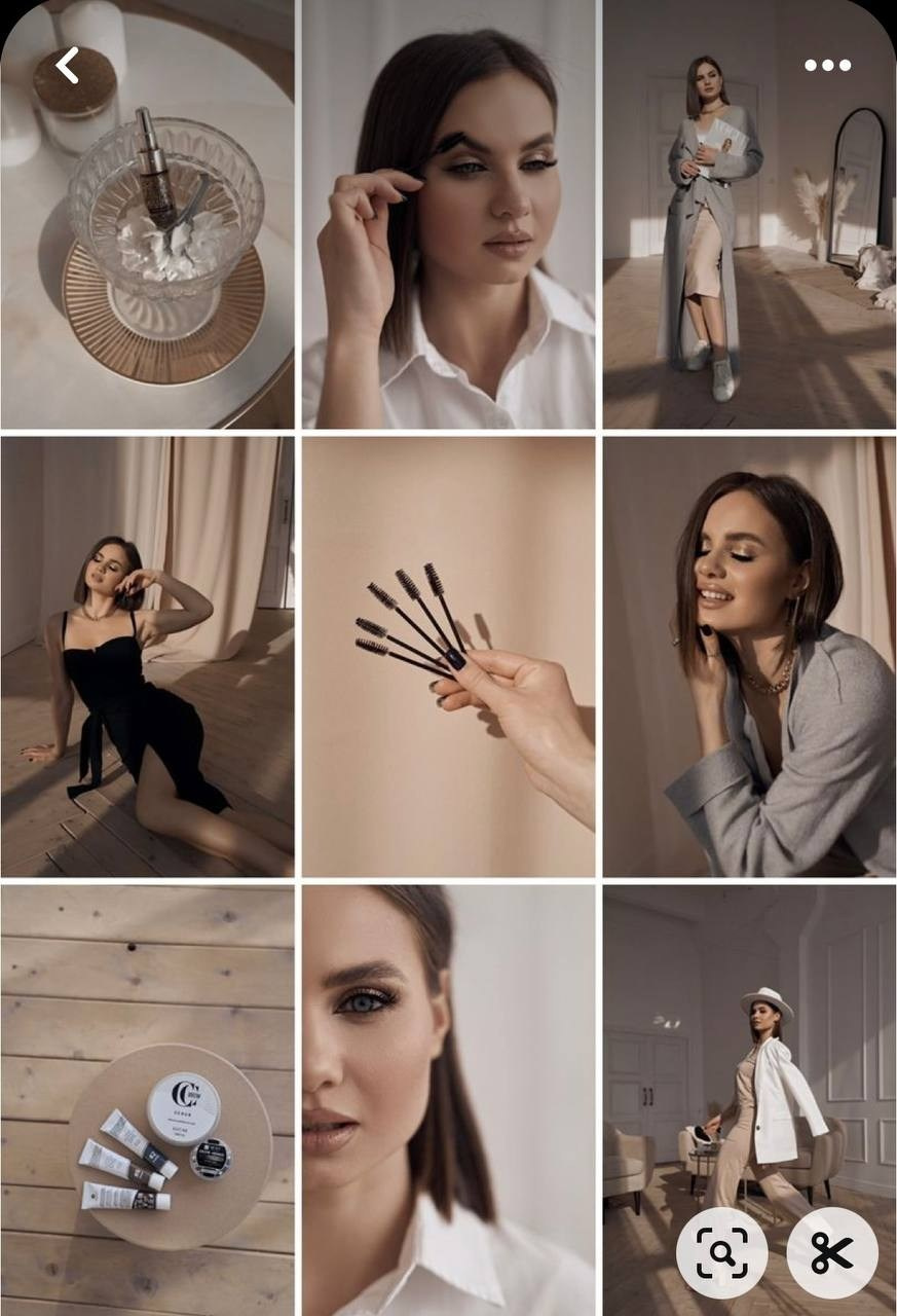 Мудборд_мастер перманентного макияжа. Контент-съёмка и бизнес-портреты в Москве. Виктория Кулюкина